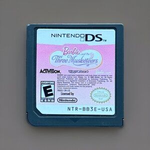 Barbie and the Three Musketeers (Nintendo DS) Lite DSi XL 3DS 2DS Game Tested!!